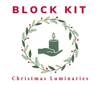 Christmas Luminaries Block  2024