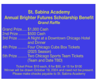 2024 Brighter Futures - GRAND RAFFLE