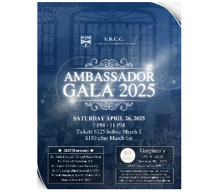 2025 Ambassador Gala - $125 (Before 03/01/25 & After $150)