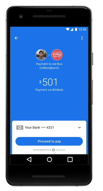 Google pay screenshot